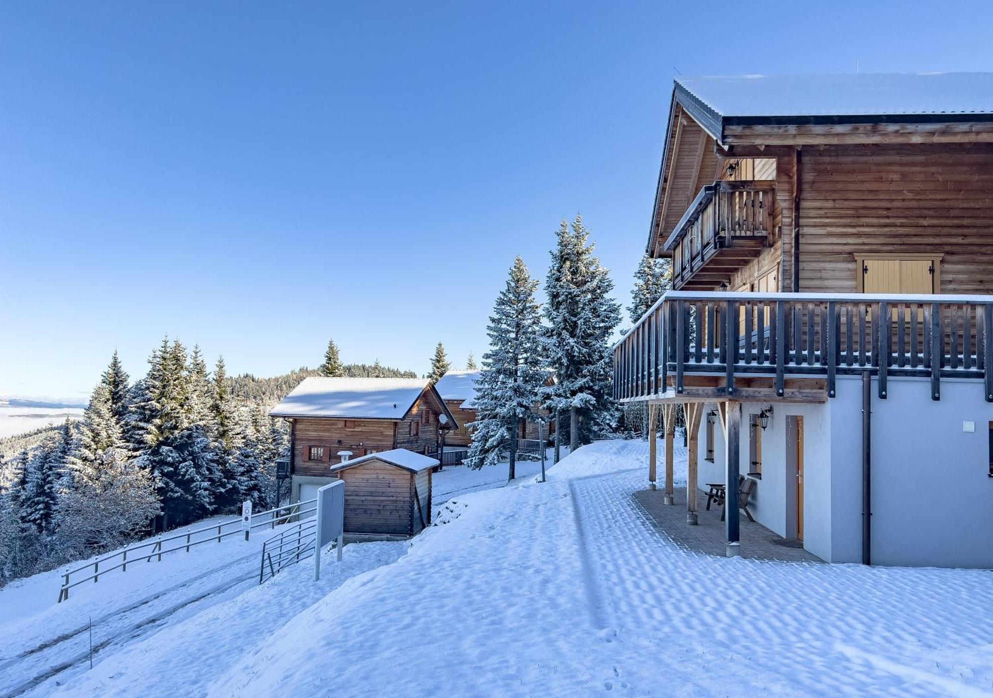 1A Chalet Koralpenzauber -Ski Fahren, Sauna Und Traumblick Villa Wolfsberg Dış mekan fotoğraf