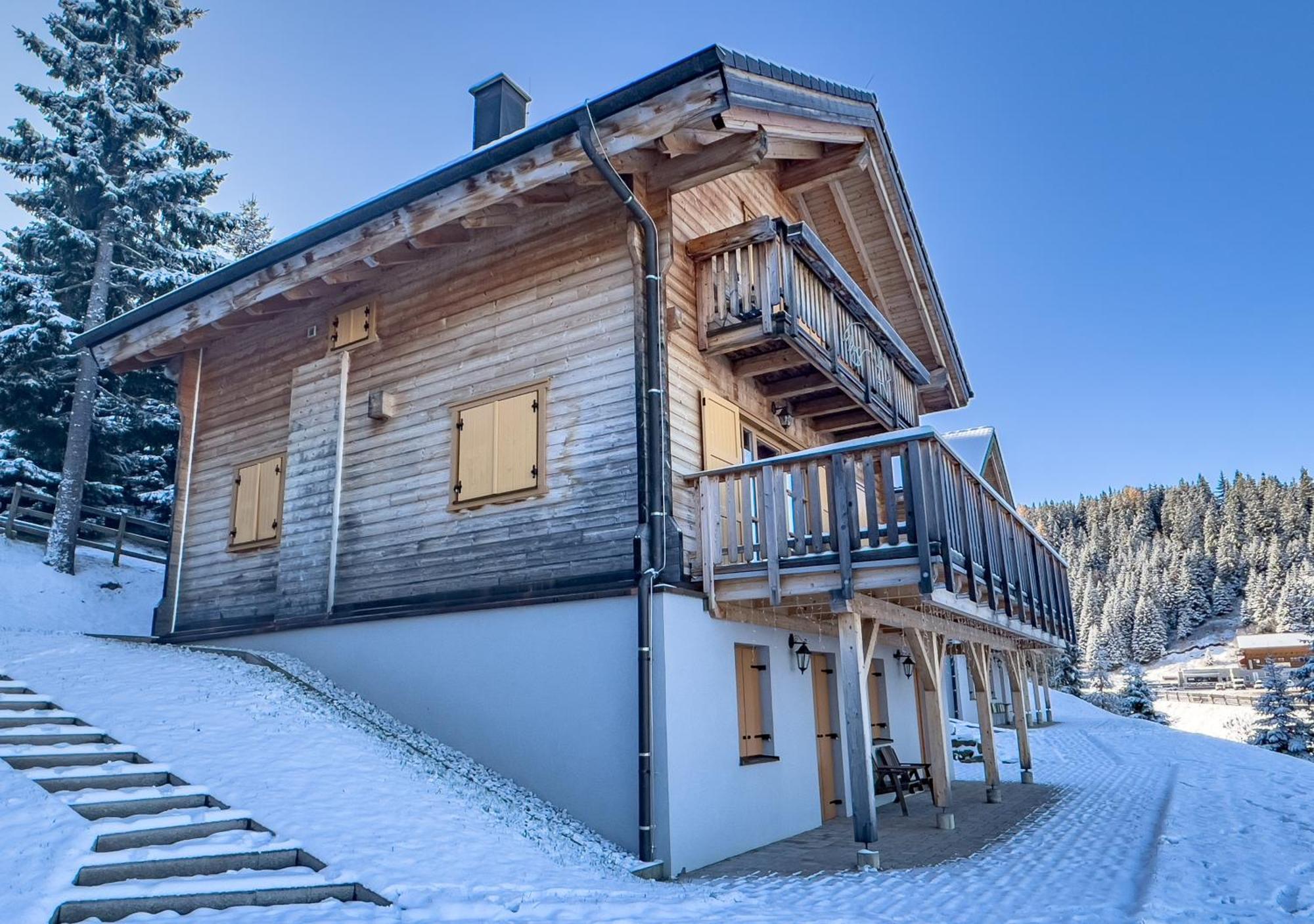 1A Chalet Koralpenzauber -Ski Fahren, Sauna Und Traumblick Villa Wolfsberg Dış mekan fotoğraf